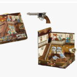 Dodge city-3D postavka sa metama i pištoljem