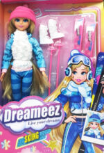 Dreameez Ski Set s lutkom