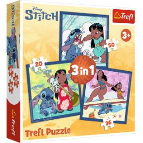 Puzzle-3-u-1-Lilo-038-Stitch-T34896-1 Puzzle 3 u 1 – Lilo & Stitch - Slika 1