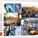 Puzzle 4000 delova-Kolaž New York