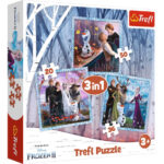 Puzzle Frozen-3 u 1 - Slika 2