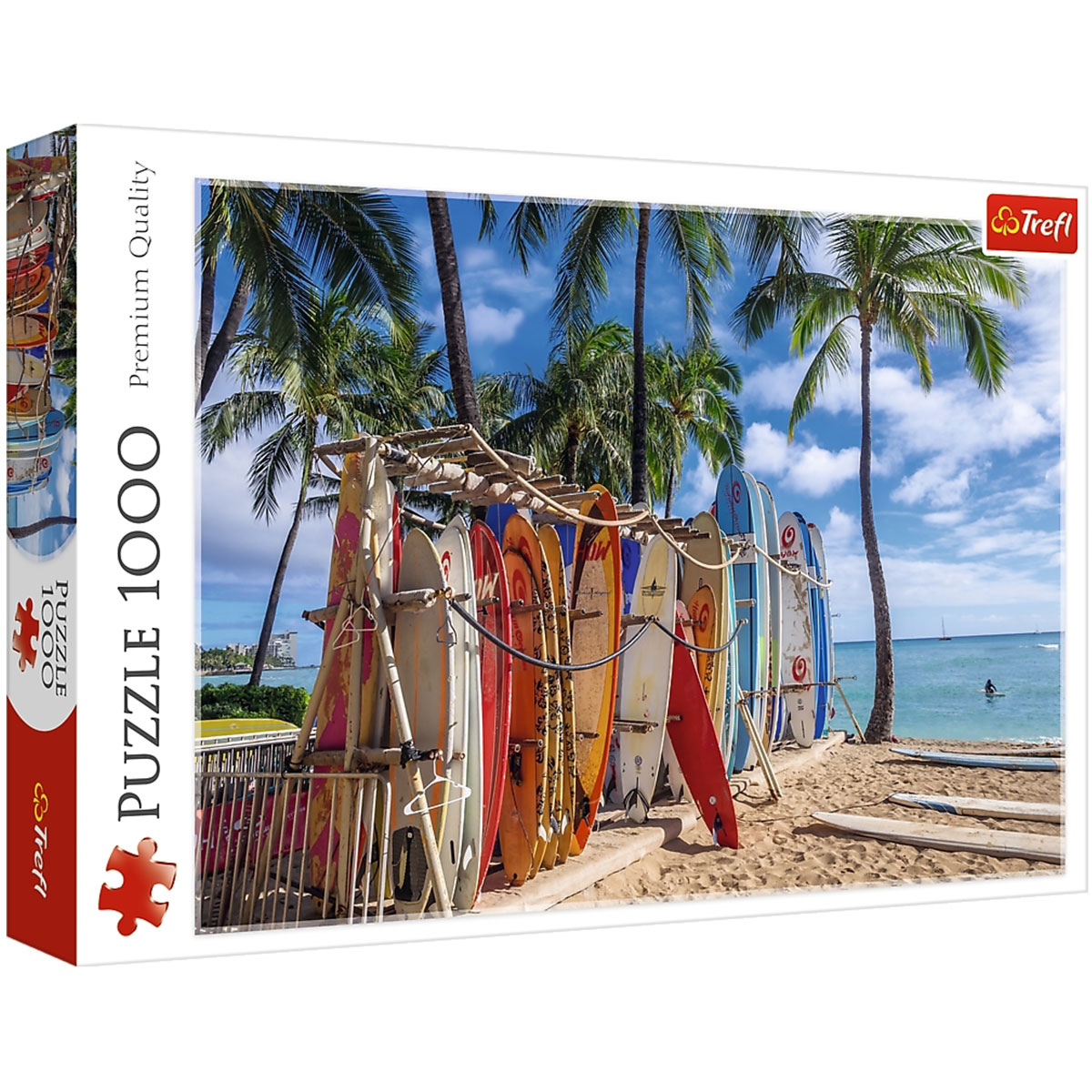 Puzzle-Surf-na-plazi-1000-delova-VP-T10742-1 Puzzle Surf na plaži – 1000 delova - Slika 1