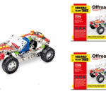 Rasklopivi metalni offroad auto od 213 delova