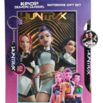 K-Pop Demon Hunters - poklon set sa notesom, olovkom i priveskom