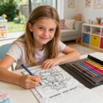 Manga kreativni set sa flomasterima – Art Journal