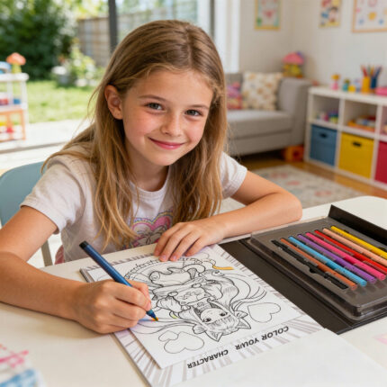 Manga kreativni set sa flomasterima – Art Journal