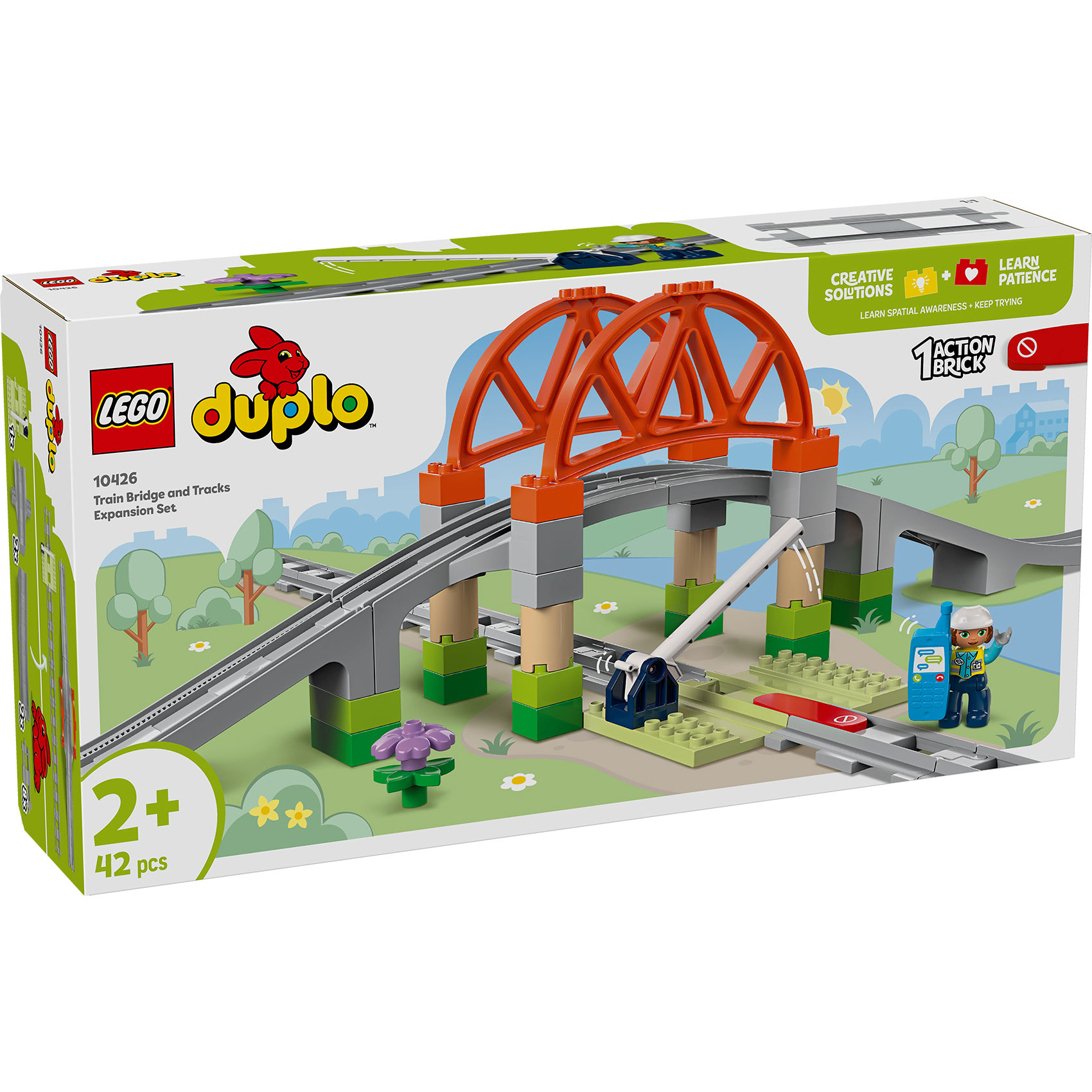 LEGO® DUPLO 10426 Most sa šinama – komplet za proširenje LEGO® DUPLO 10426 Most sa šinama – komplet za proširenje