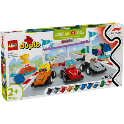 LEGO® DUPLO 10445 Trkački automobili i vozači tima F1®