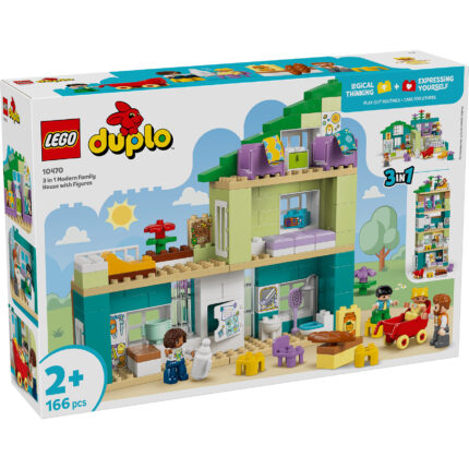LEGO® DUPLO 10470 3 u 1 Savremena porodična kuća sa figurama