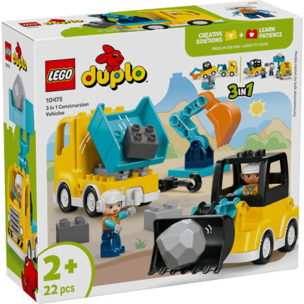 LEGO® DUPLO 10475 3 u 1 Građevinska vozila
