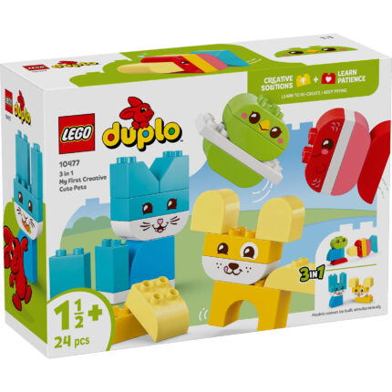 LEGO® DUPLO 10477 3 u 1 Moji prvi kreativni slatki kućni ljubimci