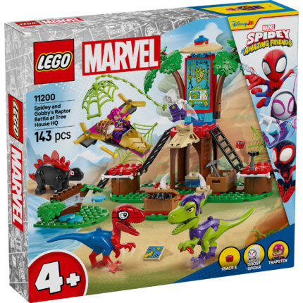 LEGO® Marvel 11200 Bitka Spajdija i Gobi-Raptora kod štaba na drvetu