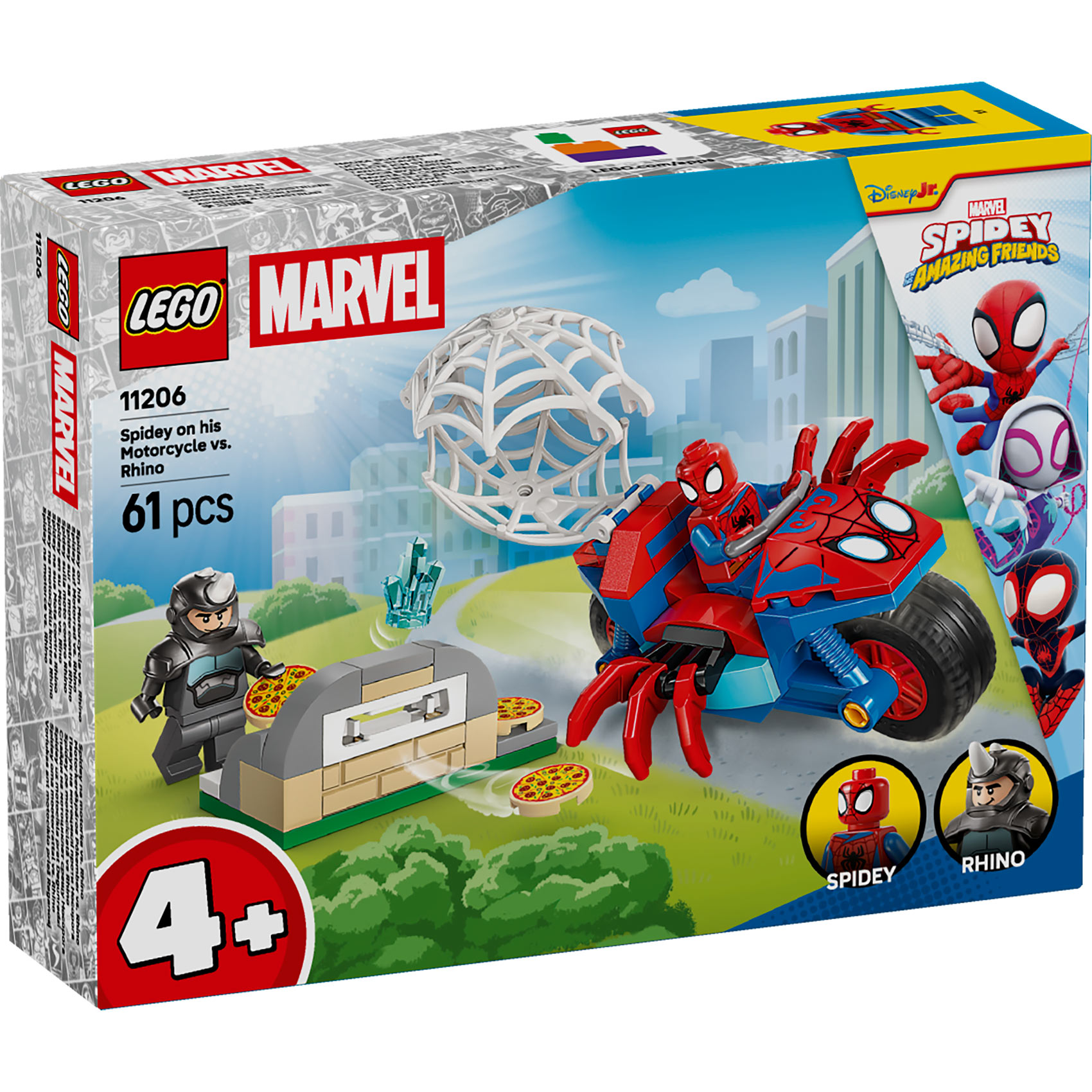 LEGO® Marvel 11206 Spajdi na svom motociklu protiv Nosoroga LEGO® Marvel 11206 Spajdi na svom motociklu protiv Nosoroga