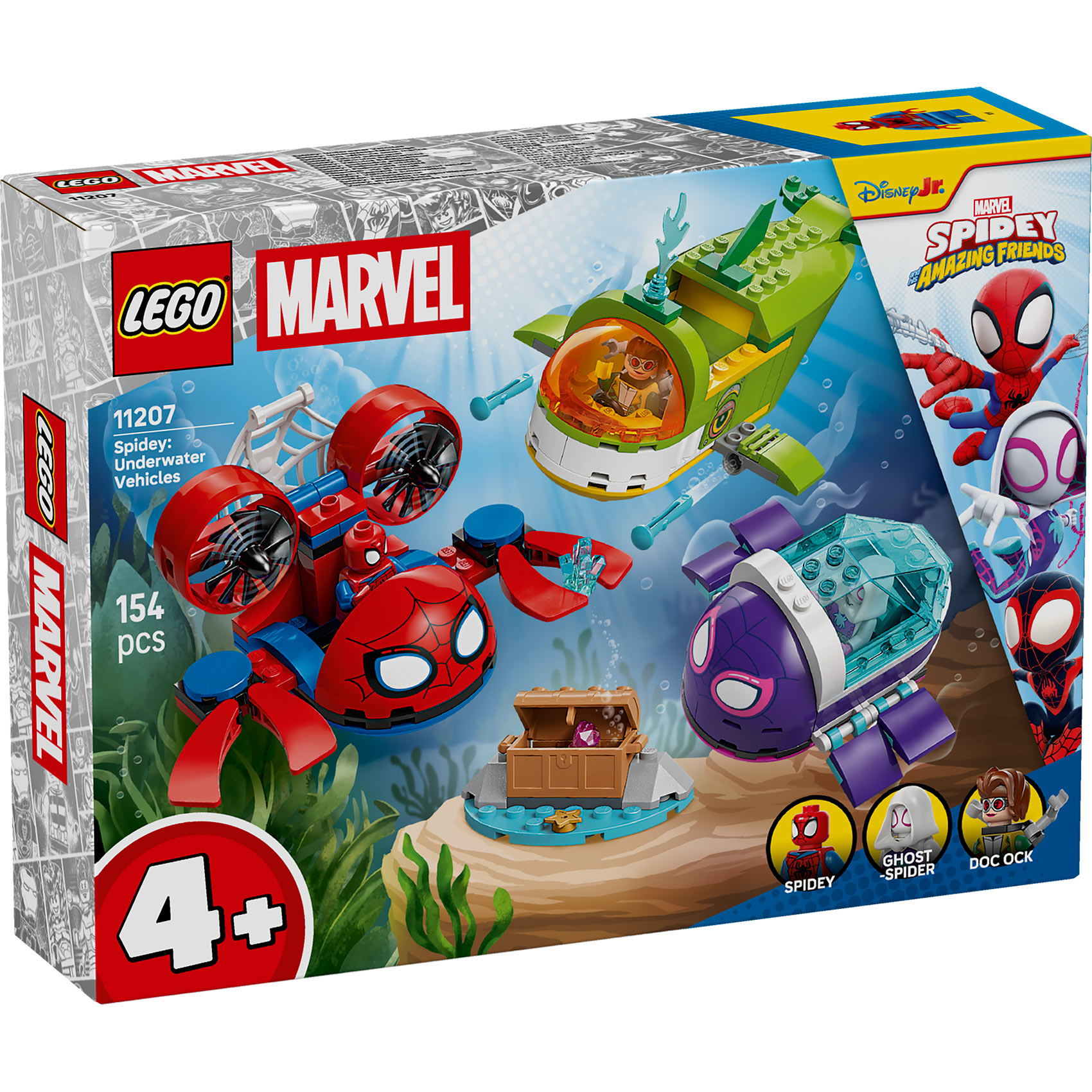 LEGO® Marvel 11207 Spajdi: Podvodna vozila LEGO® Marvel 11207 Spajdi: Podvodna vozila
