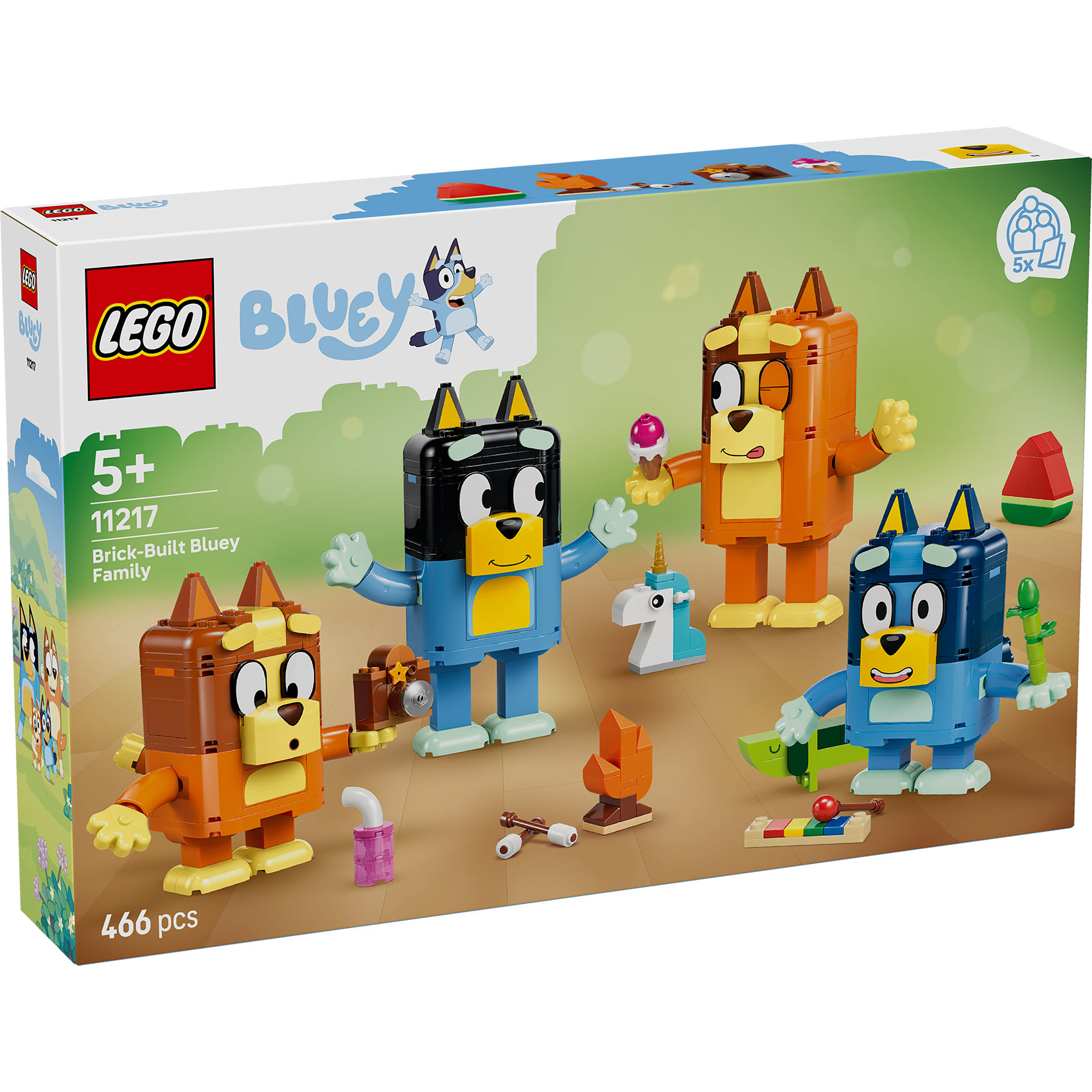 LEGO® Bluey 11217 Bluey – porodica od kockica LEGO® Bluey 11217 Bluey – porodica od kockica