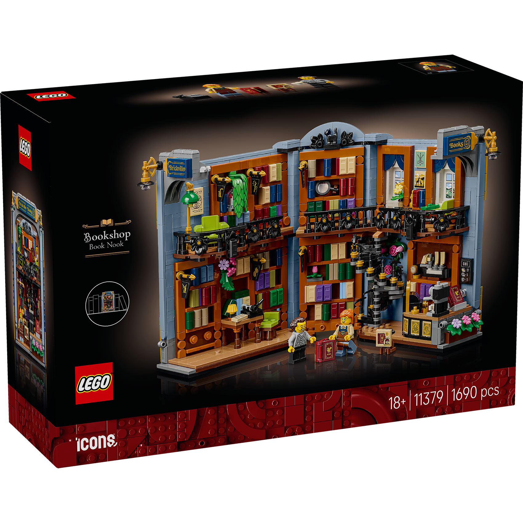 LEGO® Icons 11379 Knjižara: Knjiški kutak LEGO® Icons 11379 Knjižara: Knjiški kutak