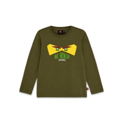 LEGO® NINJAGO majica dugih rukava, maslinasto zelena
