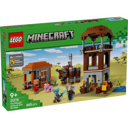 LEGO® Minecraft 21278 Uporište pilidžera i ravadžer