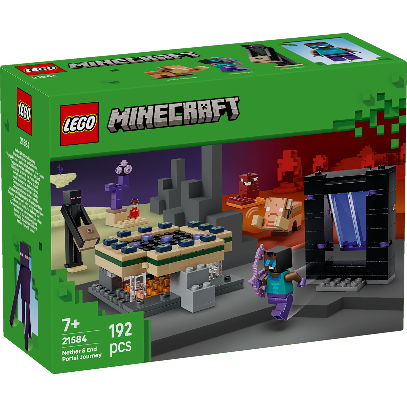 LEGO® Minecraft 21584 Putovanje kroz Neder i End portale LEGO® Minecraft 21584 Putovanje kroz Neder i End portale
