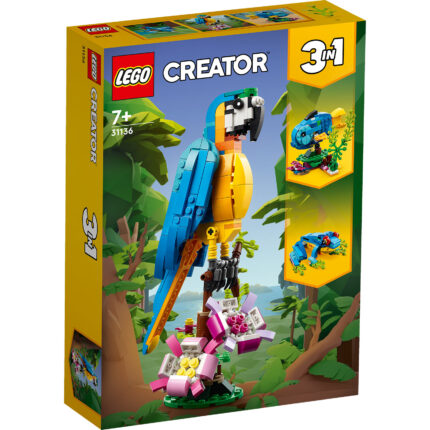 LEGO® Creator 3u1 31136 Egzotični papagaj