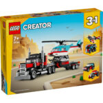 LEGO® Creator 3u1 31146 Kamion s ravnom platformom i helikopterom