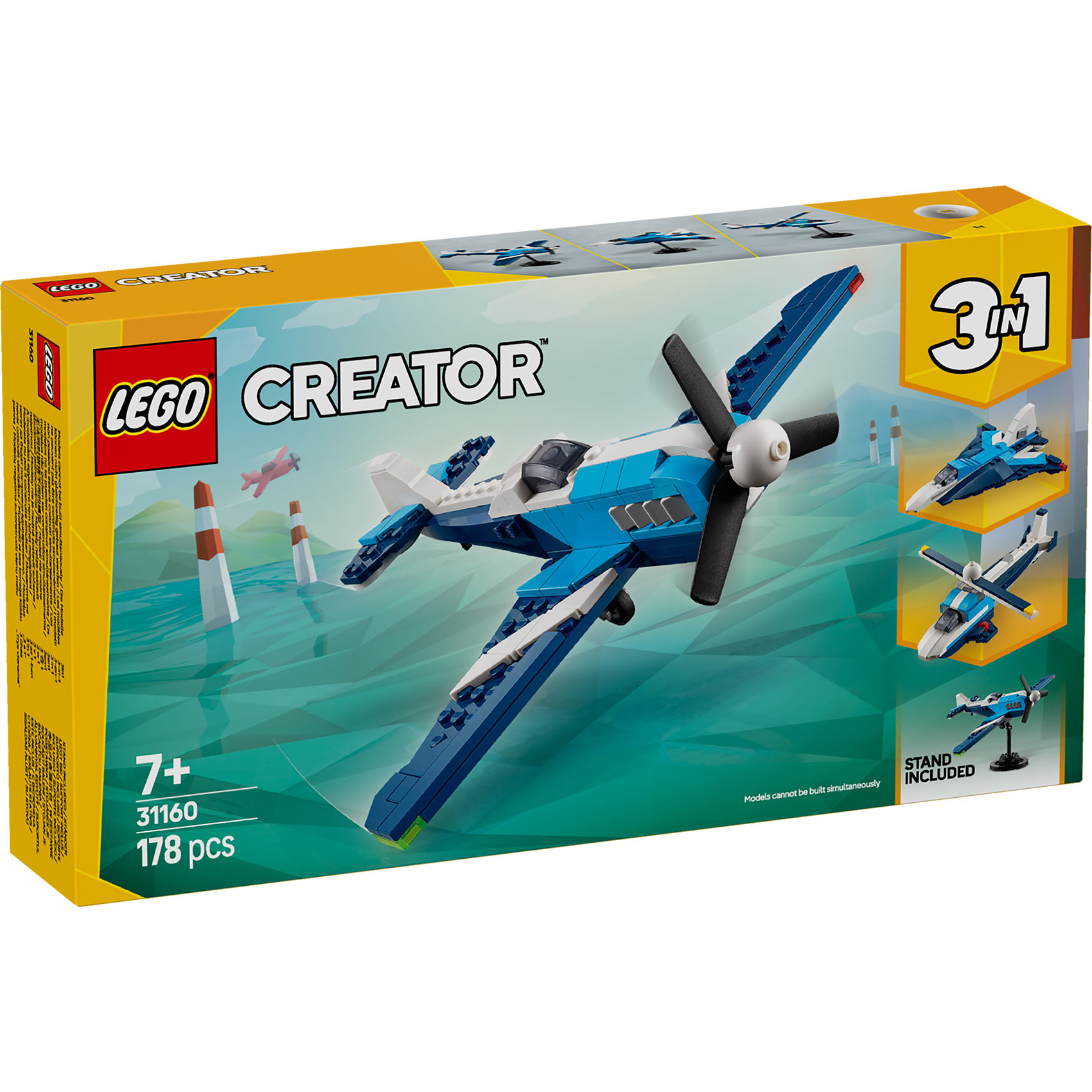 LEGO® Creator 3u1 31160 Letelica: Trkački avion LEGO® Creator 3u1 31160 Letelica: Trkački avion