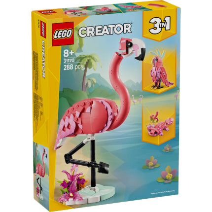 LEGO® Creator 3u1 31170 Divlje životinje: Ružičasti flamingo