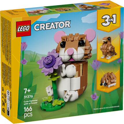 LEGO® Creator 3u1 31376 Slatki hrčak sa cvetom