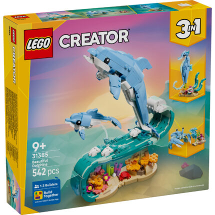 LEGO® Creator 3u1 31385 Morske životinje: Lepi delfini