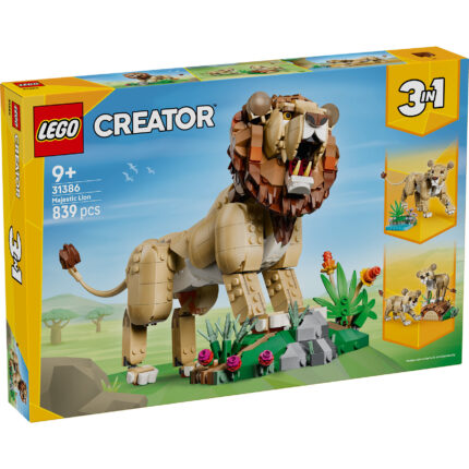 LEGO® Creator 3u1 31386 Divlje životinje: Veličanstveni lav