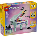 LEGO® Creator 3u1 31392 Muzički dekor – klavir sa mačkom
