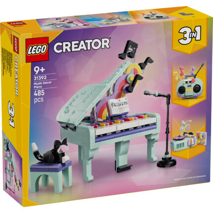 LEGO® Creator 3u1 31392 Muzički dekor – klavir sa mačkom
