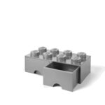LEGO® fioka (8): Tamno siva