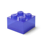 LEGO® kutija za odlaganje sa poklopcem (4): Svetlucava ljubičasta