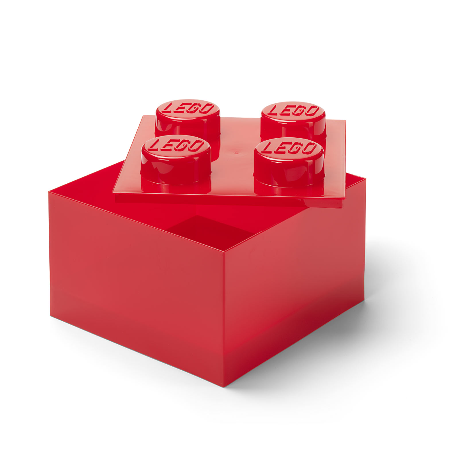 LEGO® kutija za odlaganje sa poklopcem (4): Svetlucavo crvena LEGO® kutija za odlaganje sa poklopcem (4): Svetlucavo crvena