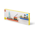LEGO® polica sa podlogom za gradnju - plava