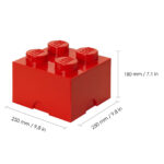 LEGO® kutije za odlaganje set (4 kom): klasik boje