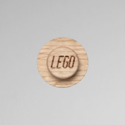 LEGO® drvene kuke za kačenje od hrastovine, set 3 kom