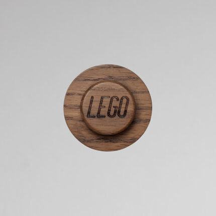 LEGO® drvene kuke za kačenje od obojene hrastovine, set 3 kom