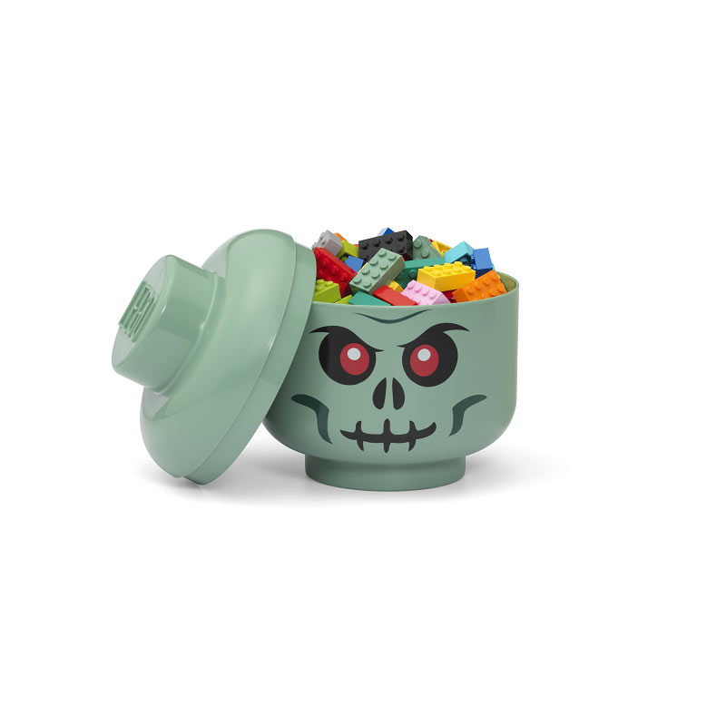 LEGO® glava za odlaganje (mala): Zeleni skeleton LEGO® glava za odlaganje (mala): Zeleni skeleton