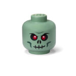 LEGO® glava za odlaganje (velika): Zeleni skeleton