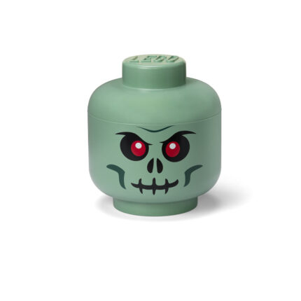 LEGO® glava za odlaganje (velika): Zeleni skeleton