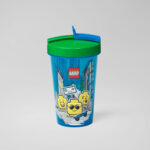LEGO® čaša sa poklopcem i slamkom: Dečak