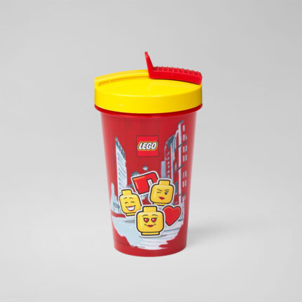 LEGO® čaša sa poklopcem i slamkom: Devojčica
