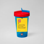 LEGO® čaša sa poklopcem i slamkom: Klasik