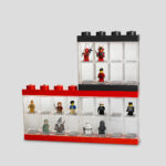 LEGO® izložbena polica za 8 minifigura: Crna