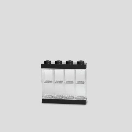 LEGO® izložbena polica za 8 minifigura: Crna