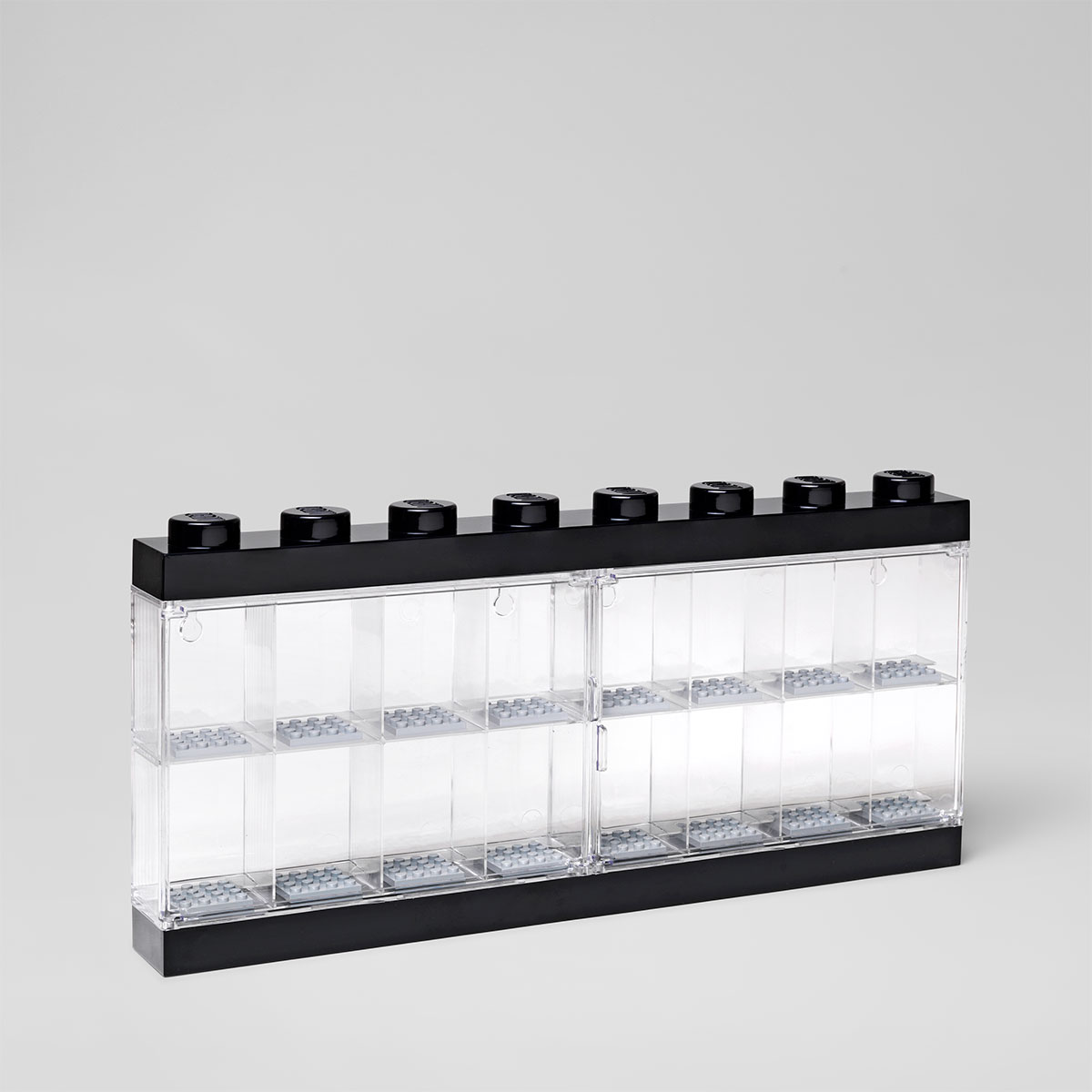 LEGO® izložbena polica za 16 minifigura: Crna LEGO® izložbena polica za 16 minifigura: Crna