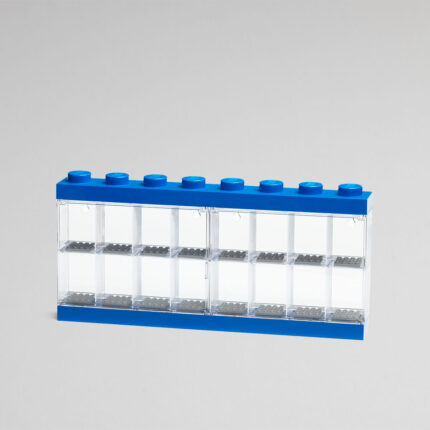 LEGO® izložbena polica za 16 minifigura: Plava