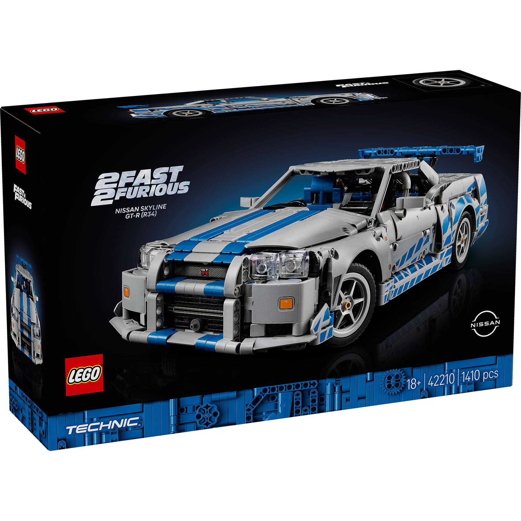 LEGO® Technic 42210 Nissan Skyline GT-R (R34) automobil iz Paklenih ulica 2 LEGO® Technic 42210 Nissan Skyline GT-R (R34) automobil iz Paklenih ulica 2
